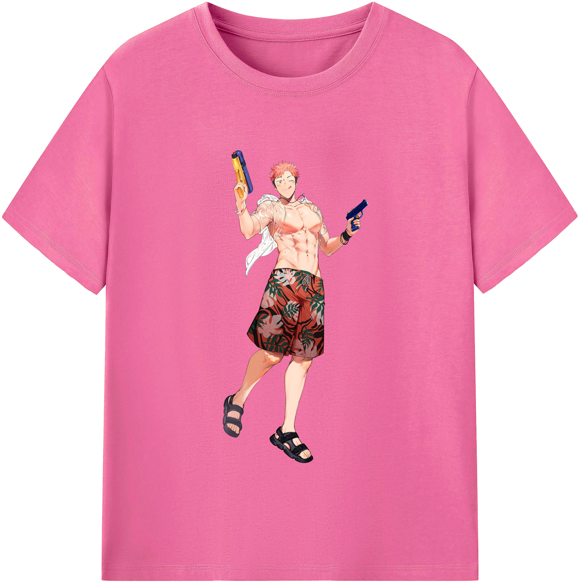 （画像用） 呪術廻戦 Jujutsu Kaisen レディースカジュアルプリントTシャツ（綿100％）